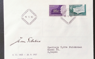 1965 FDC Jean Sibelius