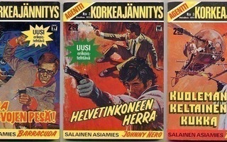 Agentti Korkeajännitys 1-7/1973 (1.vsk.; kaikki 7 numeroa)