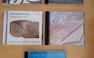 Viisi CD levyä hengellistä musiikkia