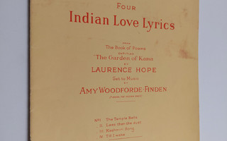 Amy Woodforde-Finden : Four Indian love lyrics