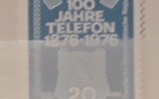 DDR 1976 - Puhelin 100v  ++