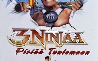 3 Ninjaa Pistää Tuulemaan  -  DVD