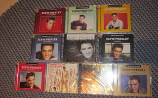 Elvis Presley 10 KPL CD UUSIA, MUOVEISSA