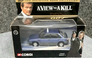 James Bond 007 Corgi Renault A Wiev To A Kill elokuvasta