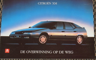 1990 Citroen XM esite - KUIN UUSI - 12 sivua