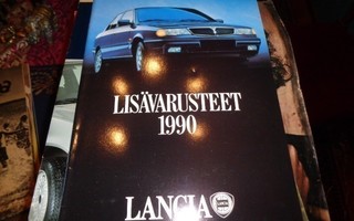 Lancia lisävarusteet 1990- myyntiesite