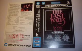 Vhs kansipaperi Fix - THE BAND IN CONCERT - THE LAST WALTZ