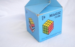 Vintage RUBIKIN KUUTIO Laatikossa, Magic cube