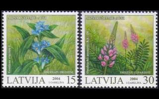 Latvia 608-9 ** Rauhoitettuja kasveja (2004)