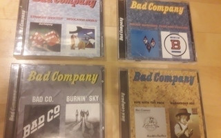 Bad Company  CD  2on1. Yksi levy ( 2 albumia ) maksa 12€.