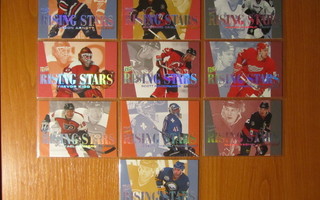 1995-96 Ultra Rising Stars 1-10 täysi setti