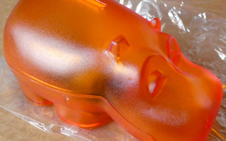 OP säästölipas - hippo - oranssi