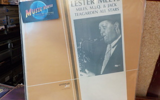 LESTER YOUNG - LESTER MEETS  MILES...... EX/EX LP