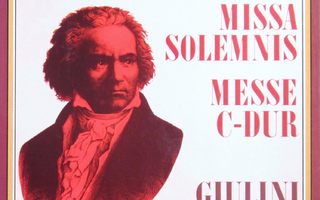 Beethoven - Missa Solemnis. 3xLP Box.