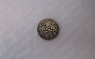 1 markka v.1865