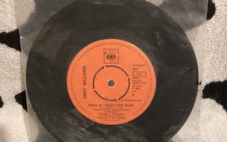 Andy Williams – (Where Do I Begin) Love Story 7"