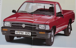 1995 VW Taro Pickup esite - 20 sivua - KUIN UUSI