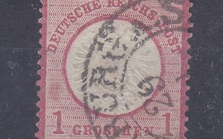 Saksa 1872 1 GR iso riuntakilpioi LaPe 12