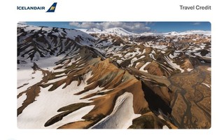 Icelandair lahjakortti (Arvo 647.51 EUR)