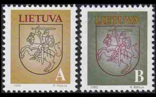 Liettua 531-2 ** Käyttösarja vaakuna (1993)