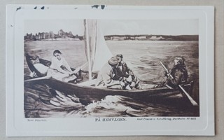 Eero Järnefelt: Kotimatkalla, mv taidekortti, k. k-k 1910