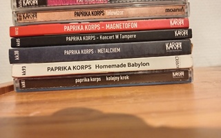 Paprika Korps CD-levyjä 7kpl