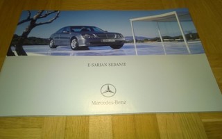 Esite Mercedes W211 E-luokka, 2003. Sis myös E 55 AMG