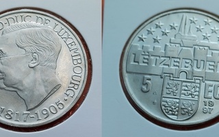 Luxemburg 5 ECU 1997 kolikko