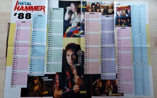Metal Hammer 1988 Jättijuliste