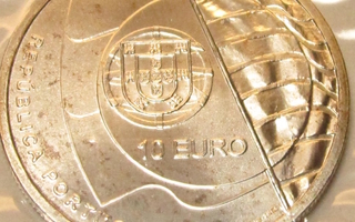 Portugal 2007 10 € - Olympiapurjehdus (hopea)