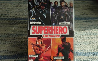 superhero 4 dvd collection uusi muoveissa
