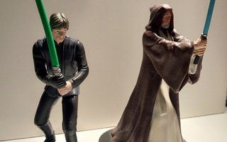 Star Wars figuureja Luke ja Qui-Gon