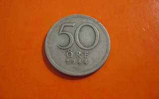 Ruotsi 50 öre hopeaa - 1944