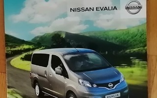 2011 Nissan Evalia esite - KUIN UUSI - 20 sivua - suom