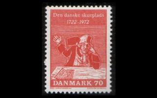 Tanska 530 ** Tanskan teatteri 250v (1972)