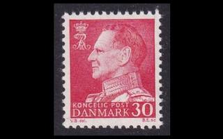 Tanska 391y ** Frederik IX 30 öre Y-paperi (1961)