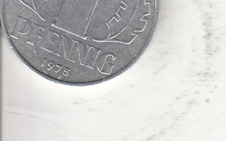1 pfennig  1975  A  itä-saksa  kl 6
