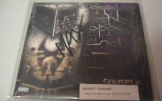 SOULFLY - ENSLAVED CD MAX CAVALERA NIMIKIRJOITUKSELLA