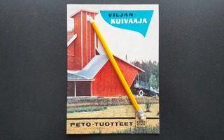 Peto viljankuivaaja, Peto Tuote esite 1962