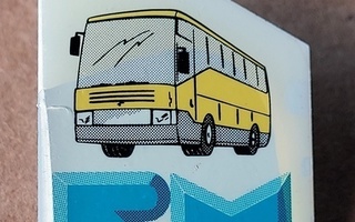 Linja-auto pinssi bussi bus onnikka
