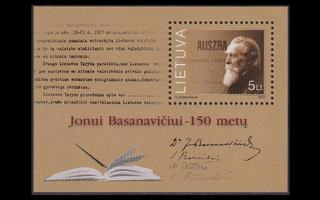 Liettua 779BL24 ** Jonas Basanaviclus (2001)