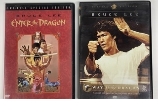 2 X BRUCE LEE (ENTER...& WAY OF THE DRAGON) SPECIAL EDITIONS