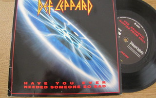 Def Leppard Have you ever needed someone so bad 7 45 UK 1992