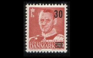 Tanska 360II ** Frederik IX 30/20 öre (1955)