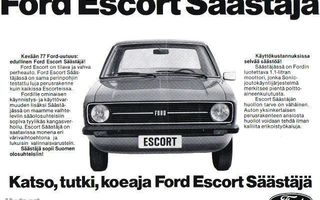 Ford Escort -esite, 1977