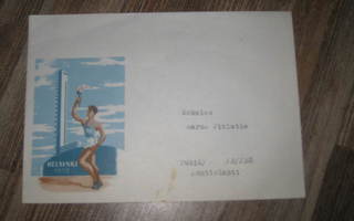 Kirjekuori Helsinki 1952 Olympialaiset