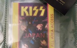 KISS - TOUR OF JAPAN, ALL AREA ACCES - BACKSTAGE PASSI