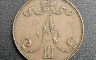 5 penniä 1888  #1608