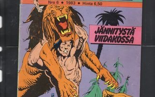 Tarzan n:o 6 1983   Jännitystä viidakossa.