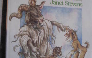 The three billy goats gruff janet Stevens nimikirjoituksella